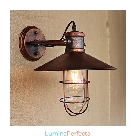 Loft industrial Depozit Creativ Living Room Balcon Vânt Feruginos Nostalgic Retro Pastoral Scară Lampă de perete Loft industrial Depozit Creativ Living Room Balcon Vânt Feruginos Nostalgic Retro Pastoral Scară Lampă de perete