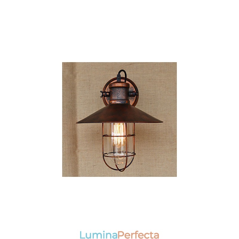 Loft industrial Depozit Creativ Living Room Balcon Vânt Feruginos Nostalgic Retro Pastoral Scară Lampă de perete