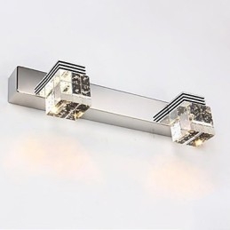 Aplice de perete Iluminat pentru baie Spalatoare de perete Cristal Mini stil Modern Contemporan Metal
