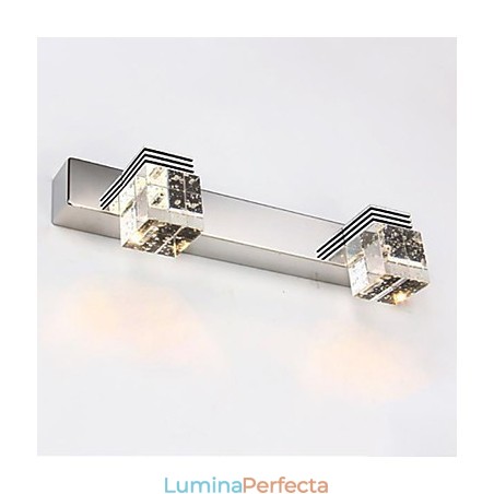 Aplice de perete Iluminat pentru baie Spalatoare de perete Cristal Mini stil Modern Contemporan Metal Aplice de perete Iluminat pentru baie Spalatoare de perete Cristal Mini stil Modern Contemporan Metal