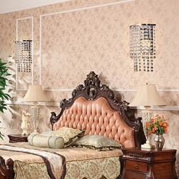 Aplică contemporană de perete din cristal cu 1 lumină