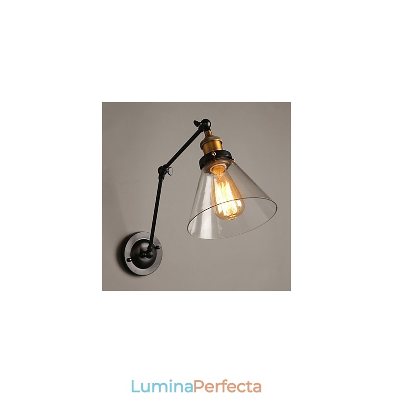 Creative Rural Loft Retro Titan Secțiune Lampă de perete dublă