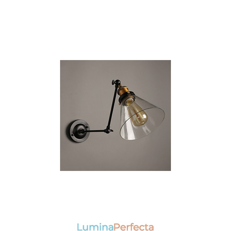 Creative Rural Loft Retro Titan Secțiune Lampă de perete dublă