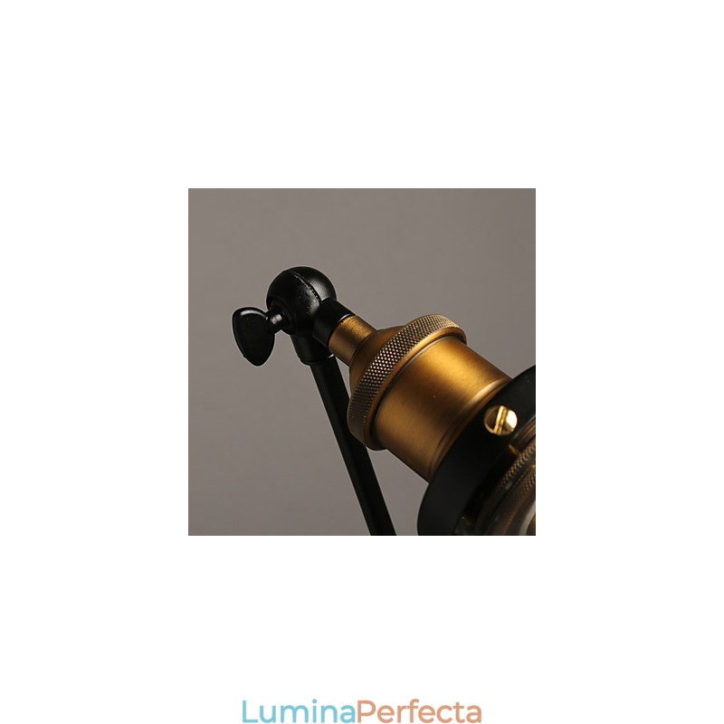 Creative Rural Loft Retro Titan Secțiune Lampă de perete dublă