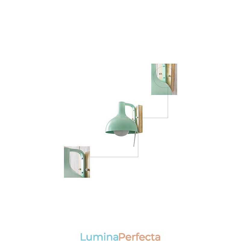 Aplice Modern Contemporan Lemn Bambus