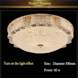 Lumină modernă, de lux, montată pe tavan, Absorb Dom Light Diametru 50CM