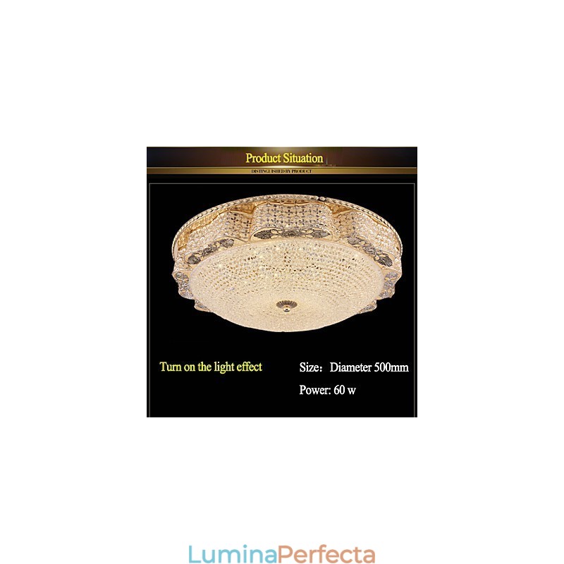 Lumină modernă, de lux, montată pe tavan, Absorb Dom Light Diametru 50CM