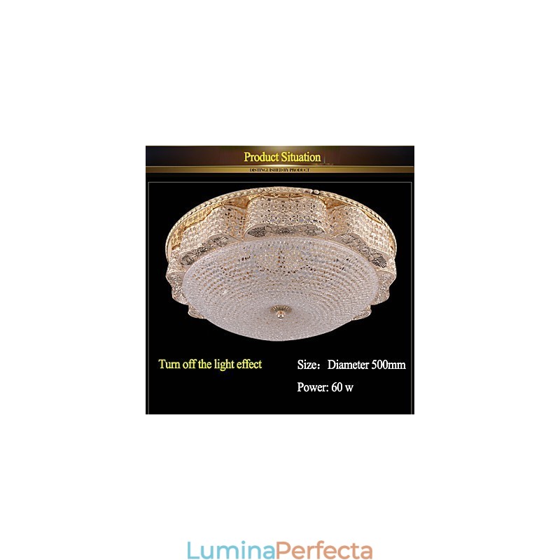 Lumină modernă, de lux, montată pe tavan, Absorb Dom Light Diametru 50CM