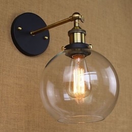Spumă rotundă, nostalgică țară americană de comerț de export a modelelor originale de aplice de perete decorative industriale