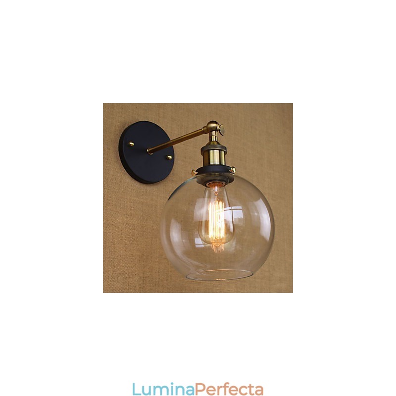Spumă rotundă, nostalgică țară americană de comerț de export a modelelor originale de aplice de perete decorative industriale