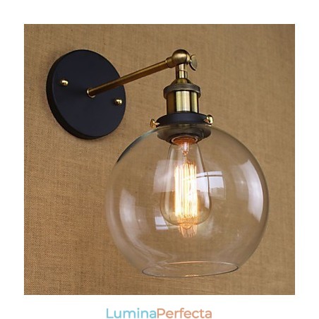 Spumă rotundă, nostalgică țară americană de comerț de export a modelelor originale de aplice de perete decorative industriale Spumă rotundă, nostalgică țară americană de comerț de export a modelelor originale de aplice de perete decorative industriale