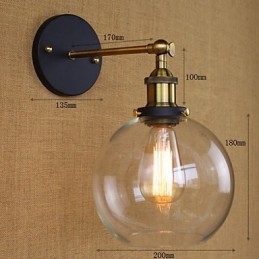 Spumă rotundă, nostalgică țară americană de comerț de export a modelelor originale de aplice de perete decorative industriale