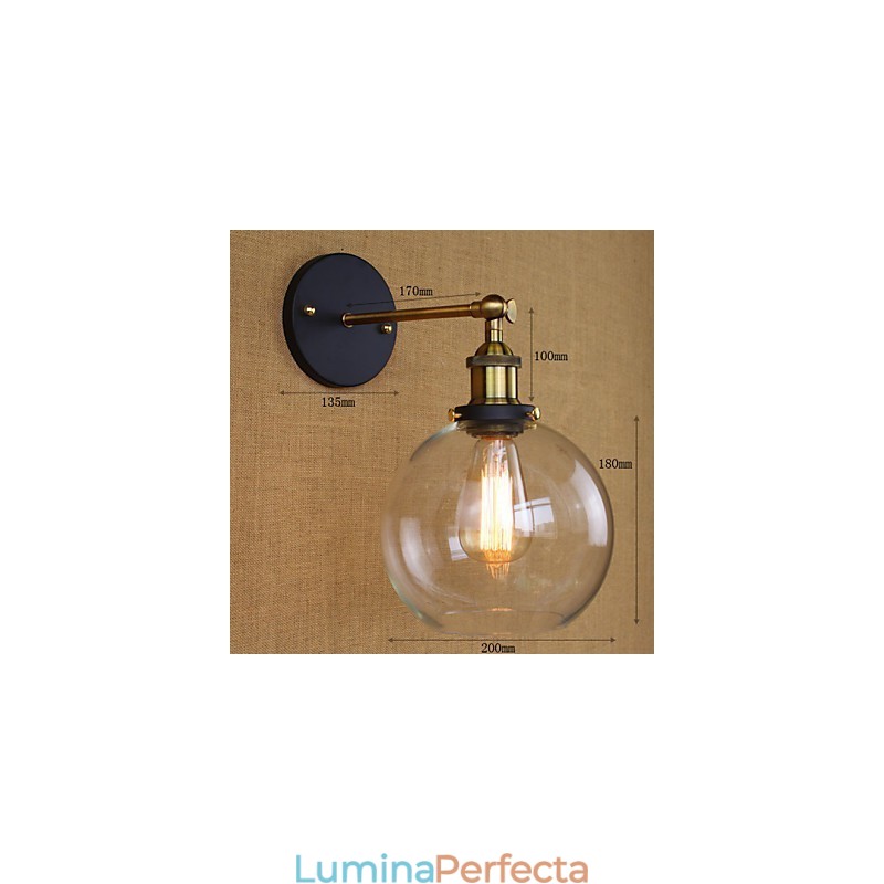 Spumă rotundă, nostalgică țară americană de comerț de export a modelelor originale de aplice de perete decorative industriale