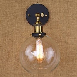 Spumă rotundă, nostalgică țară americană de comerț de export a modelelor originale de aplice de perete decorative industriale