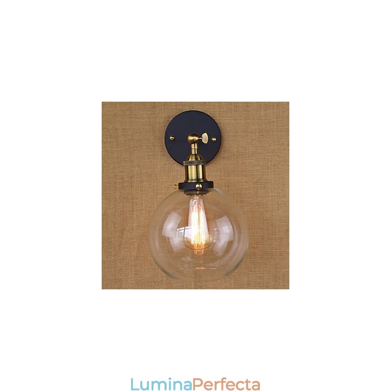 Spumă rotundă, nostalgică țară americană de comerț de export a modelelor originale de aplice de perete decorative industriale