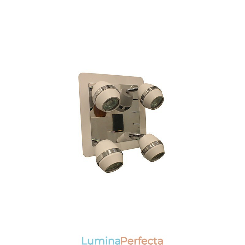 Applique Moderne Sferice Cromate Lumini De Baie Cu 4 Lumini