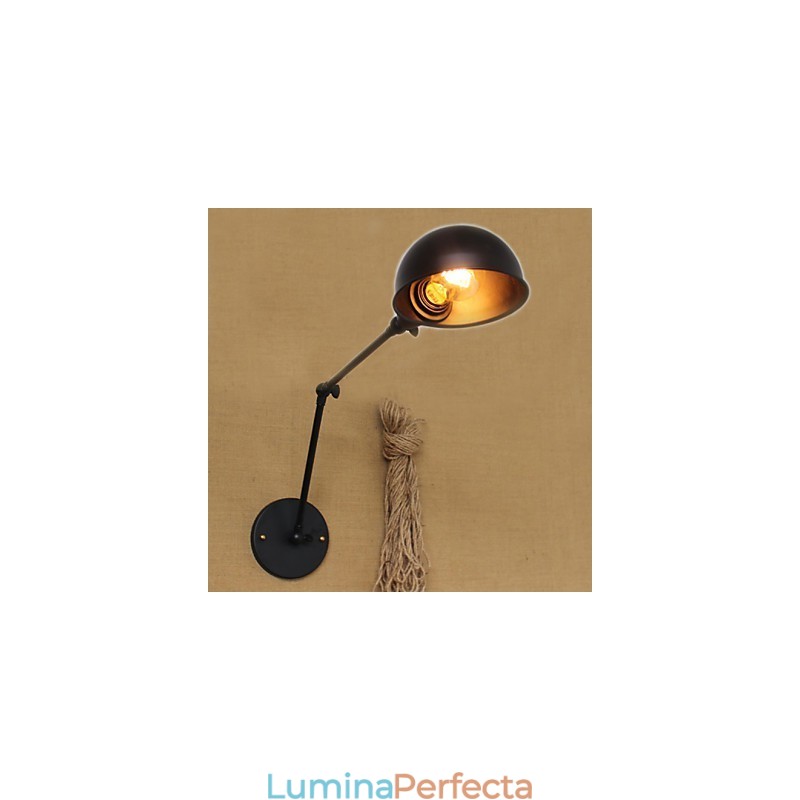 Stil industrial, minimalist, cu braț lung, cu personalitate dublă Ills, noptieră, aplice decorativă de perete