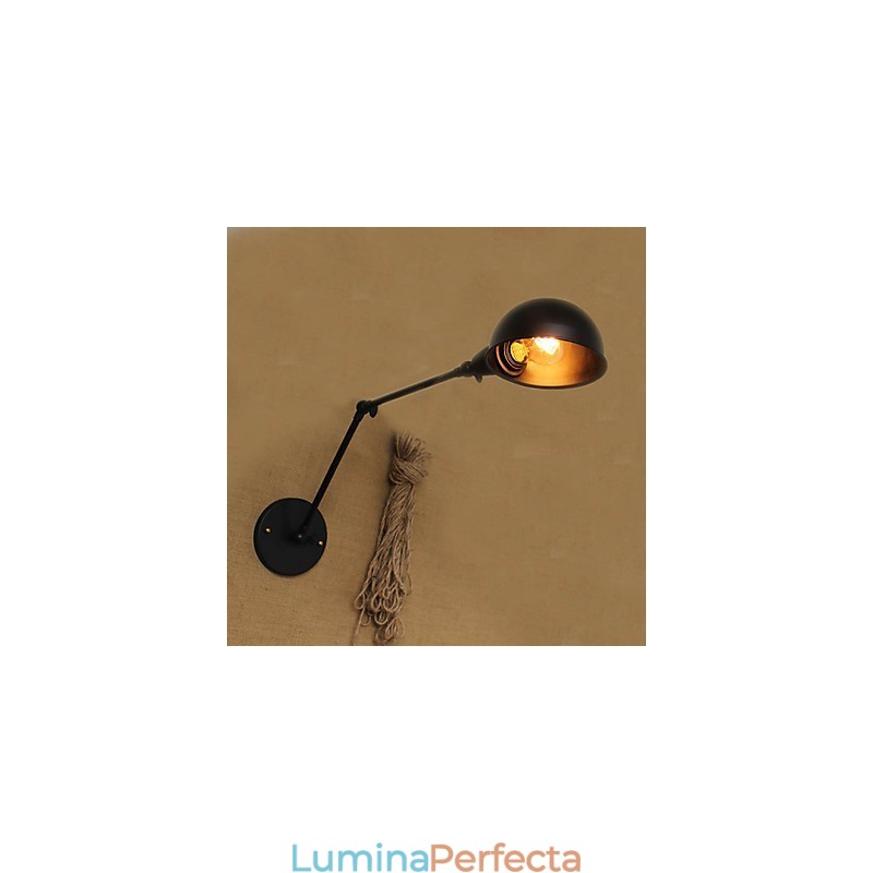 Stil industrial, minimalist, cu braț lung, cu personalitate dublă Ills, noptieră, aplice decorativă de perete