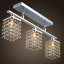 Candelabru linear Island Light Crysal 3 lumini