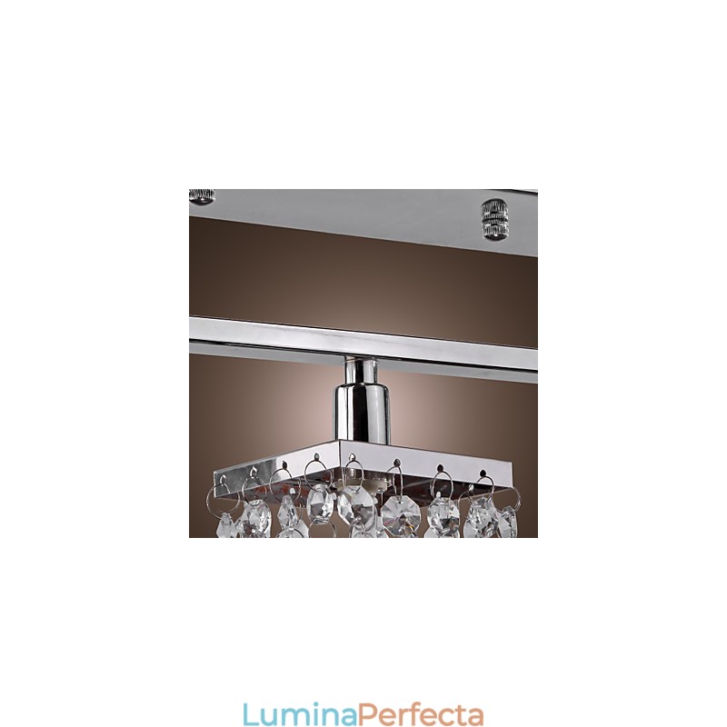 Candelabru linear Island Light Crysal 3 lumini