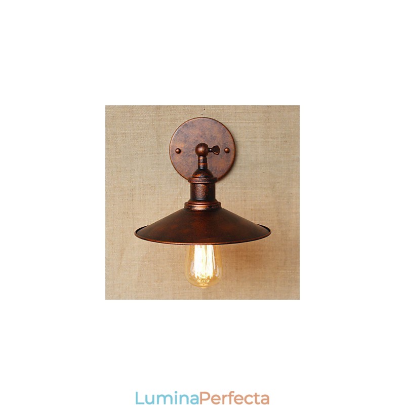Vilă în stil industrial minimalist în fața culoarului bisericii Umbrelă nostalgică Applic decorativ de bronz roșu