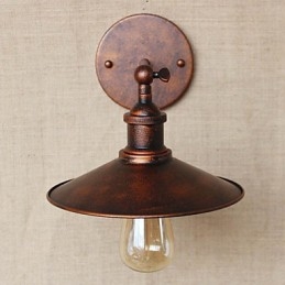 Vilă în stil industrial minimalist în fața culoarului bisericii Umbrelă nostalgică Applic decorativ de bronz roșu