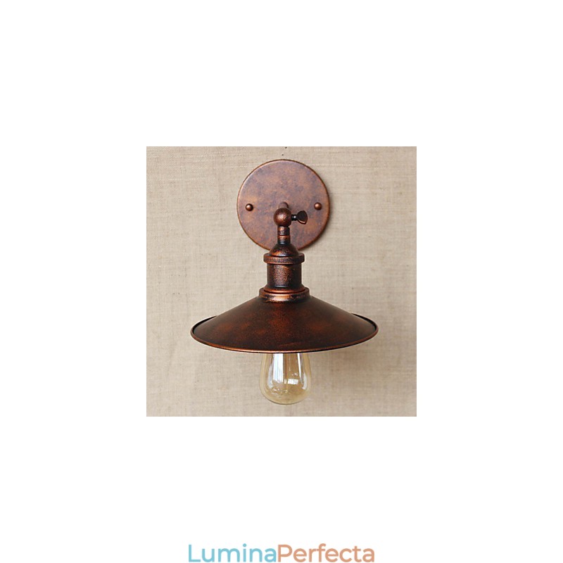 Vilă în stil industrial minimalist în fața culoarului bisericii Umbrelă nostalgică Applic decorativ de bronz roșu