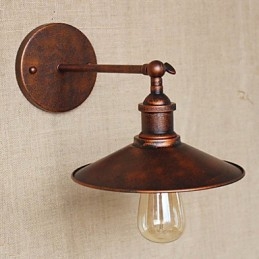 Vilă în stil industrial minimalist în fața culoarului bisericii Umbrelă nostalgică Applic decorativ de bronz roșu
