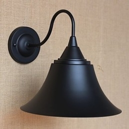 Tara Americana Personalitate Creativa Magazin de Imbracaminte Simplu Fier Corn Negru Lampa Decorativa