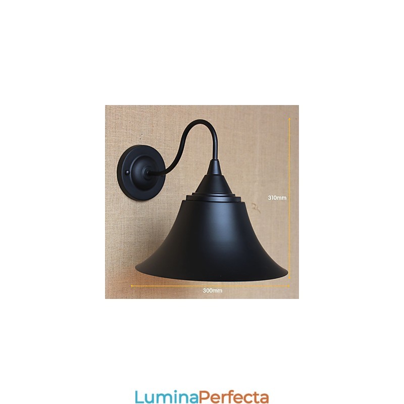Tara Americana Personalitate Creativa Magazin de Imbracaminte Simplu Fier Corn Negru Lampa Decorativa
