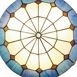 Stil Mediteranean Cald Plafoniere Lampa 40cm Diametru Corp de iluminat