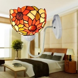 Floarea-soarelui Vilă de lux clasică Clubhouse Lampă de perete Decor Artă Lumini
