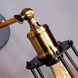 Aplică de perete cu cadru de fier de designer de caractere de literatură și artă