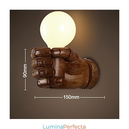 European Wall mâna dreaptă Creative Retro Fist Lampă de perete European Wall mâna dreaptă Creative Retro Fist Lampă de perete