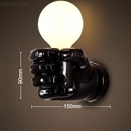 European Wall mâna dreaptă Creative Retro Fist Lampă de perete