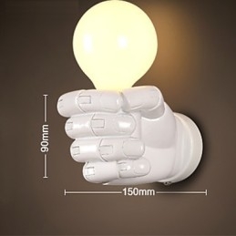European Wall mâna dreaptă Creative Retro Fist Lampă de perete