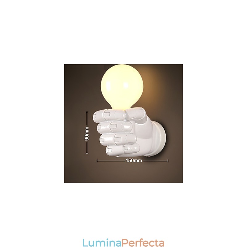 European Wall mâna dreaptă Creative Retro Fist Lampă de perete