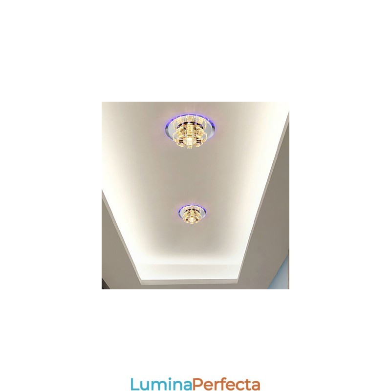 Plafoniera din cristal Spot SMD 3W Lampă creativă Absorb Dome Light