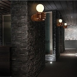 European Wall Creative Retro Fist Lampă de perete