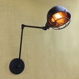 Brațul lung al aplicului de perete decorativ dublu retro, industrial, străin american