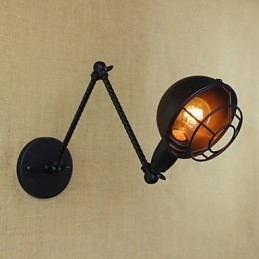 Brațul lung al aplicului de perete decorativ dublu retro, industrial, străin american