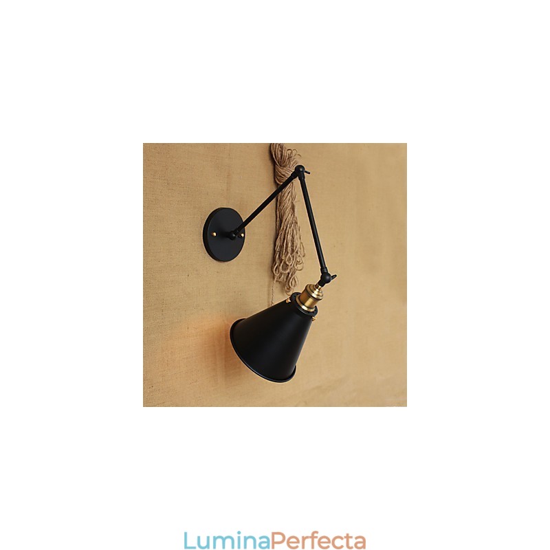 American Country Pastoral Style Minimalist Pat dublu Lampă de perete cu braț lung Canalul culoar Intrare depozit