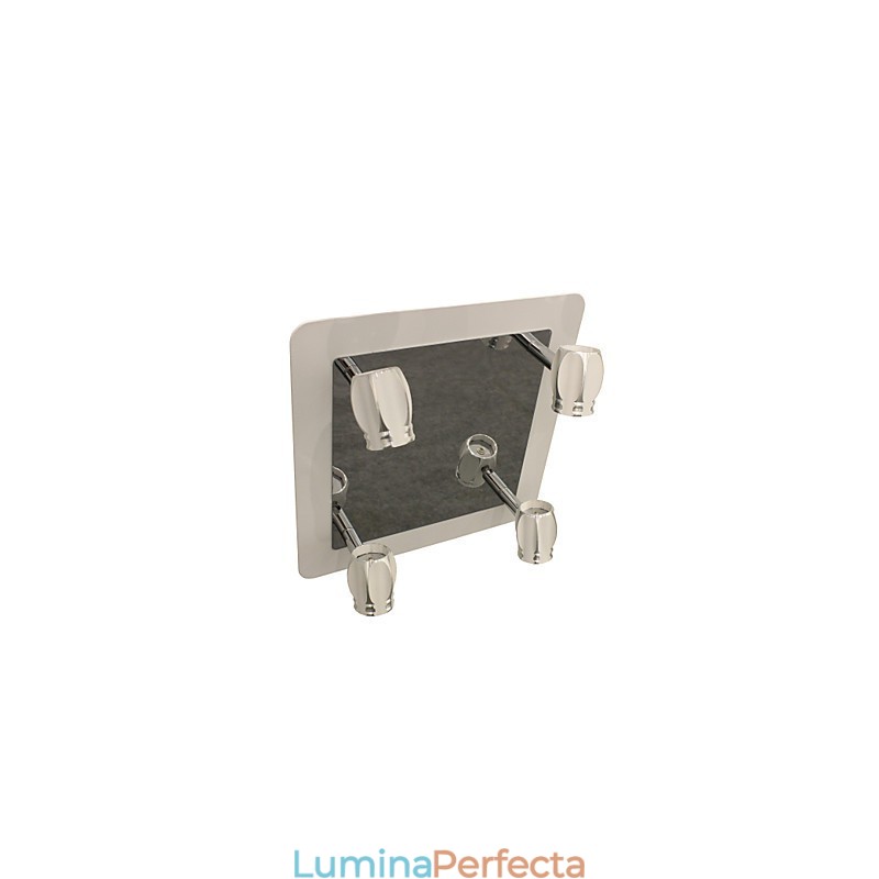 Aplice Cromate Moderne De Perete Lumini De Baie Cu 4 Lumini
