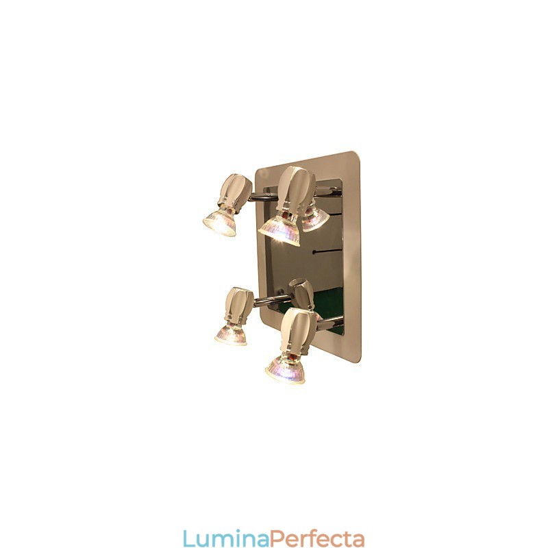 Aplice Cromate Moderne De Perete Lumini De Baie Cu 4 Lumini