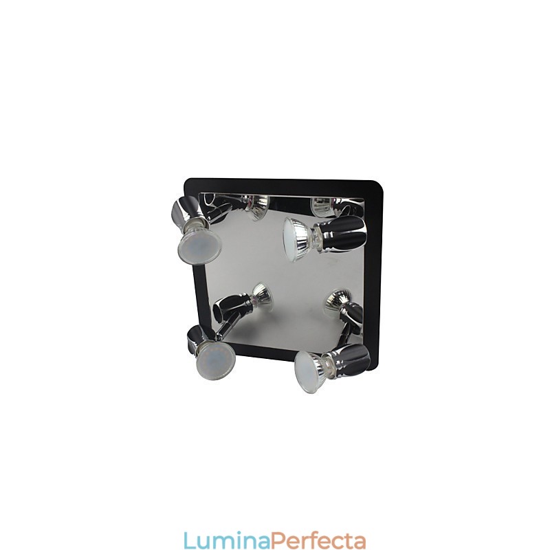Applique Negre Moderne De Perete Lumini De Baie Cu 4 Lumini