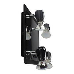 Applique Negre Moderne De Perete Lumini De Baie Cu 4 Lumini