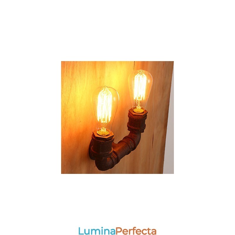 Lampă de perete Creative Dublu Creativ Conduit