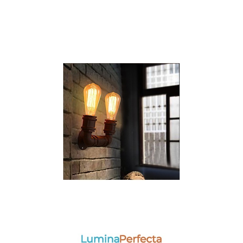 Lampă de perete Creative Dublu Creativ Conduit