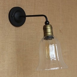 Mediteranean American Country Style Retro Creative Industry Ușă din sticlă transparentă Cafe Bar Wall