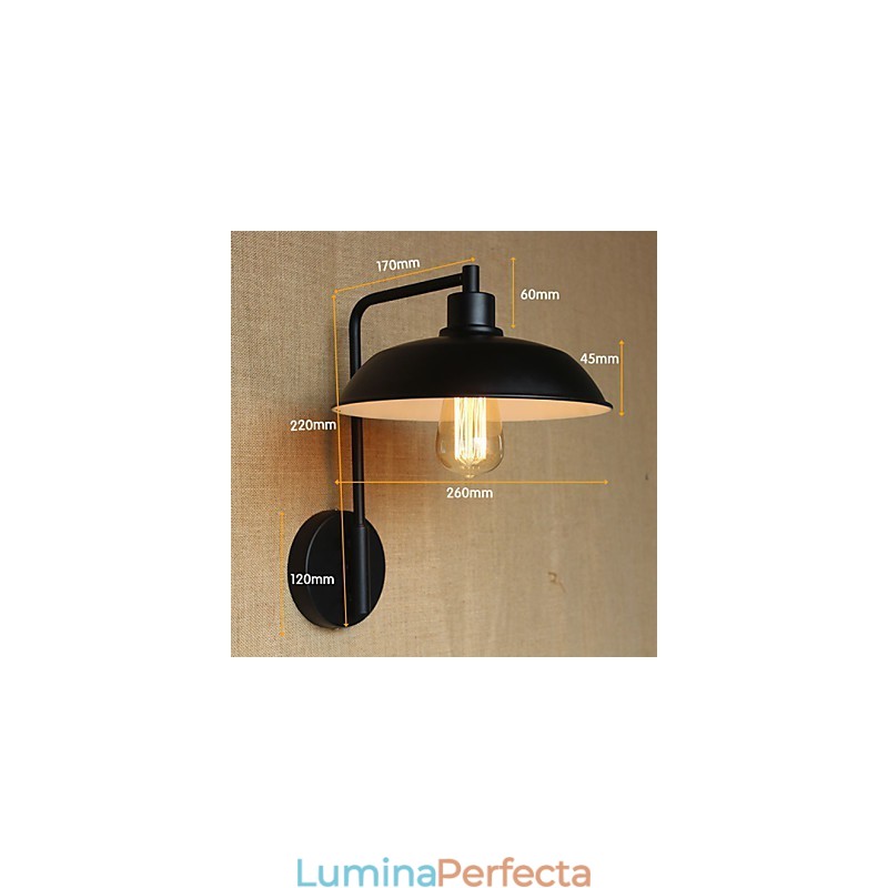 Applic de perete din fier pentru decorare clasică simplă